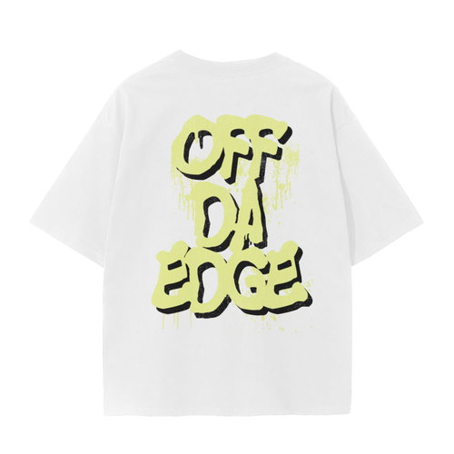 F*** OffDaEdge Yellow/White Tee