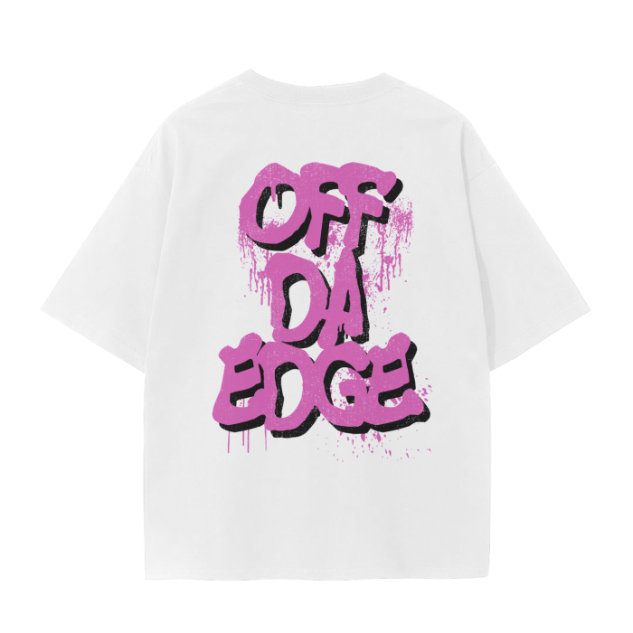 F**** OffDaEdge Pink/White Tee