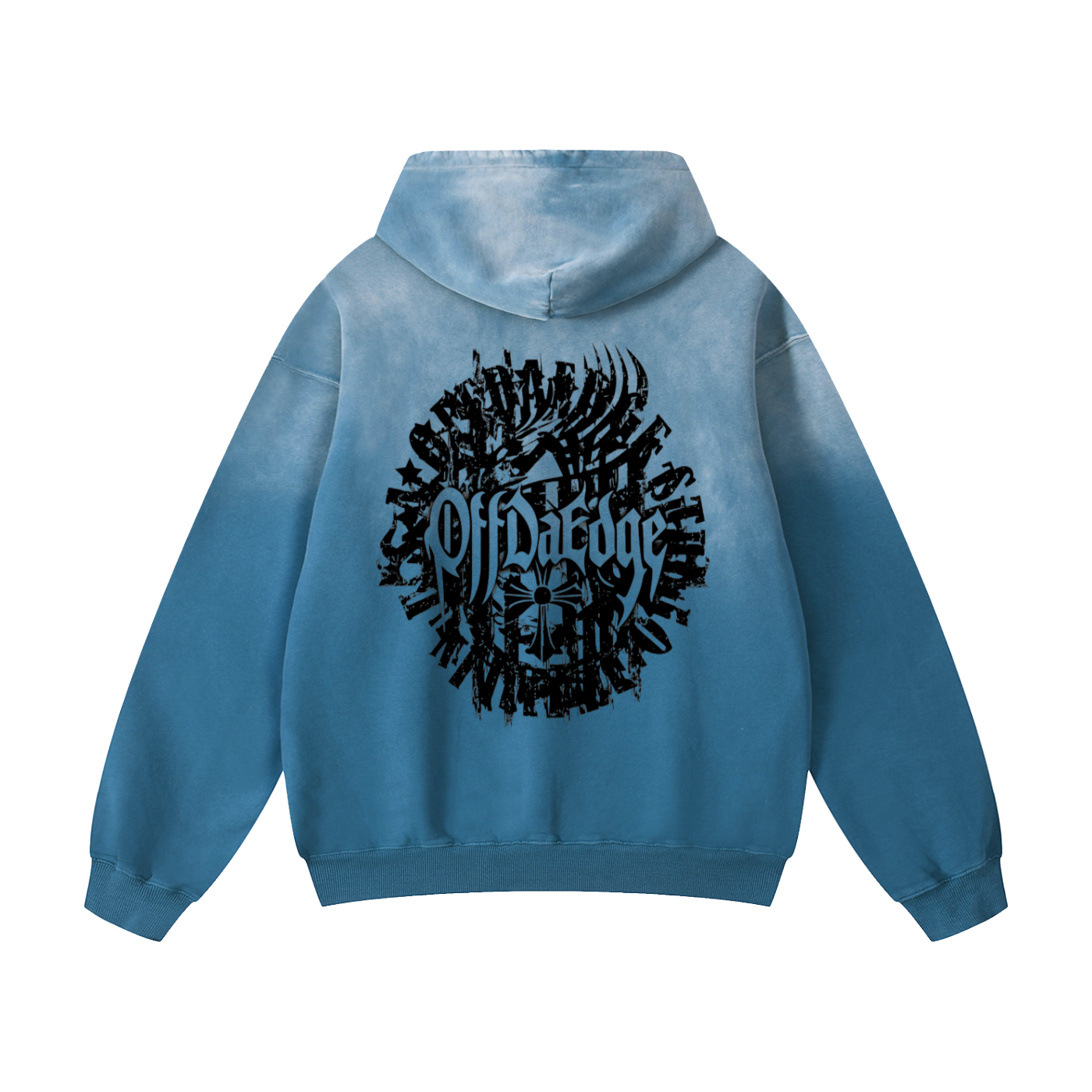 OffDaEdge “Dark Seal” Oversized Hoodie