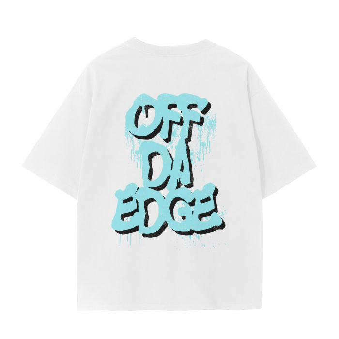 F*** OffDaEdge Blue/White Tee