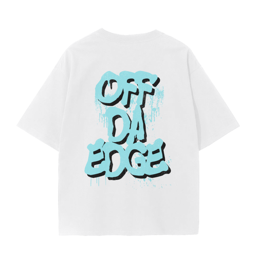 F*** OffDaEdge Blue/White Tee